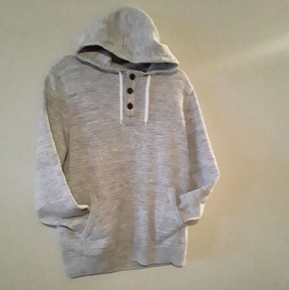 H&M L.O.G.G. Mens Sweater With A Button-Up V-Neck - Picture 4 of 14